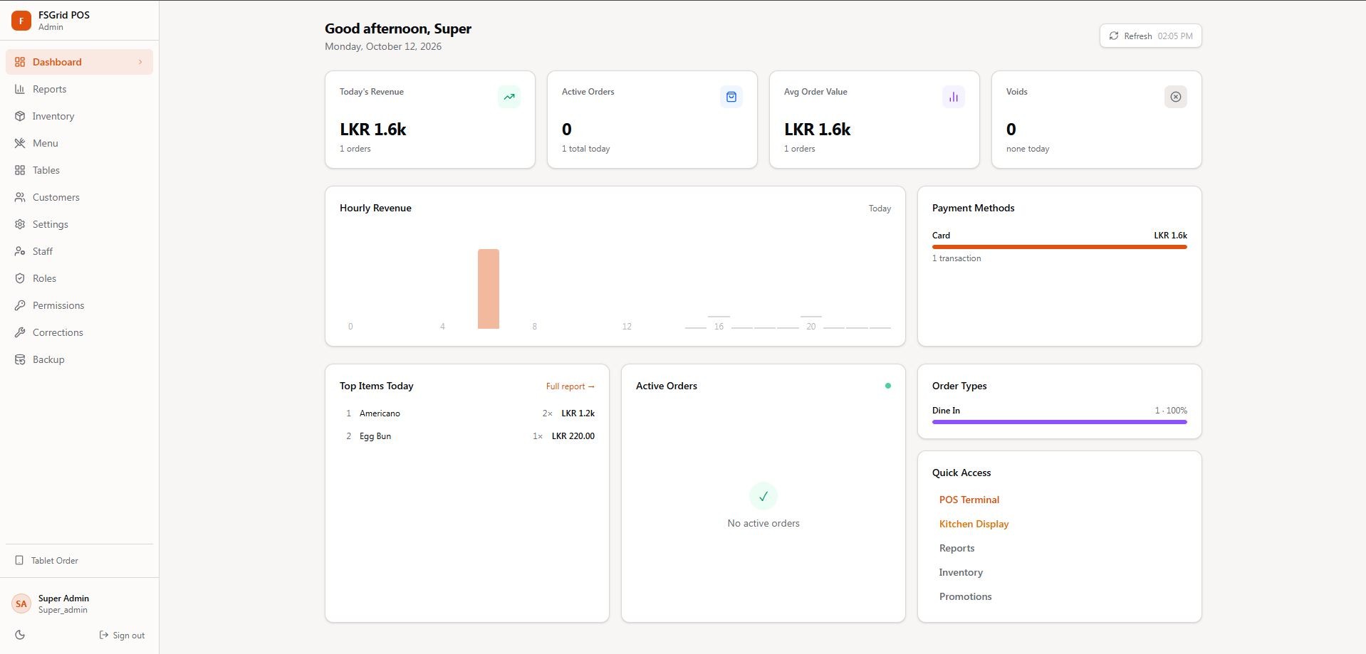 FSGrid POS: Local POS with Live Cloud Sync preview