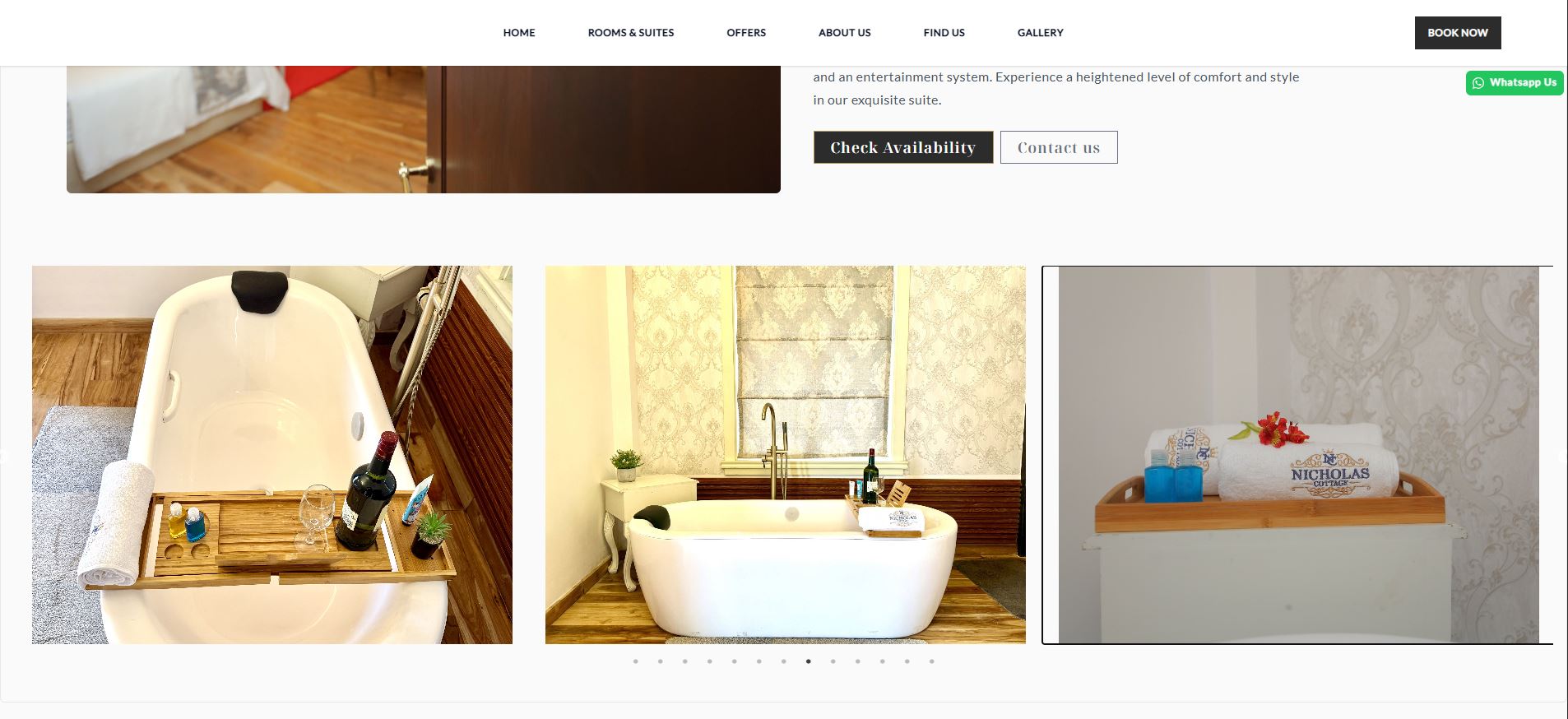 nicholascottage.com – Room photo carousel