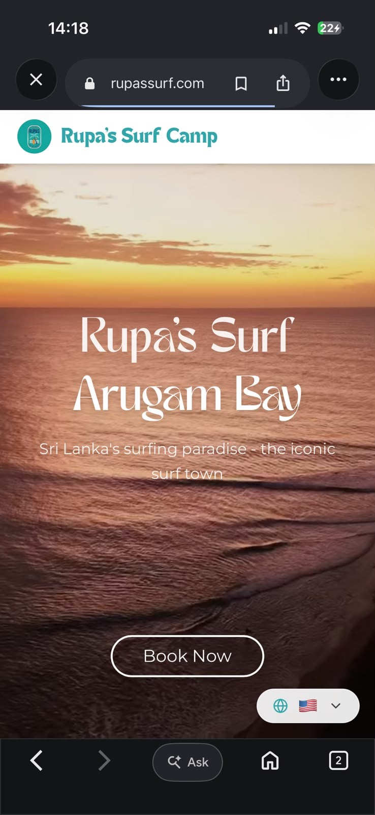 rupassurf.com mobile preview