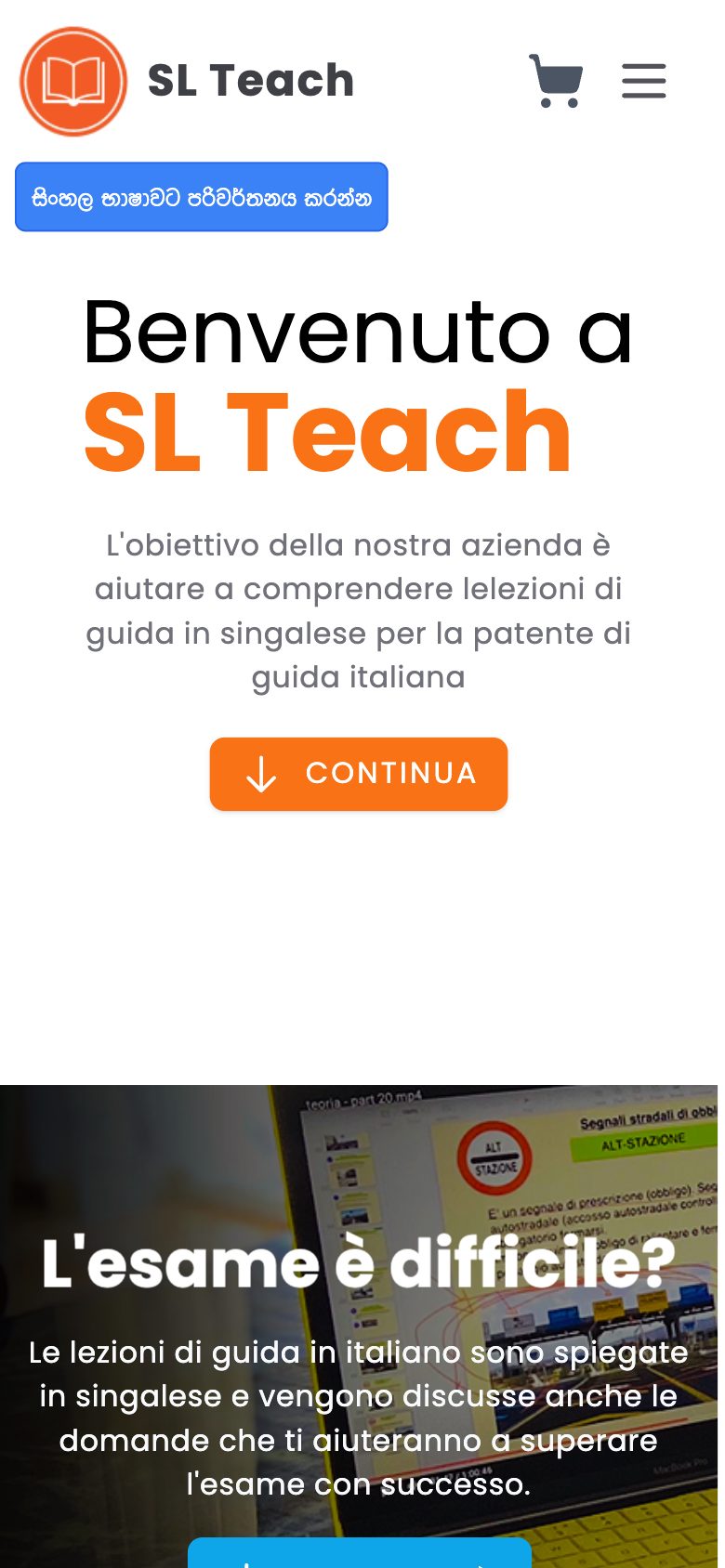 slteach.com mobile preview
